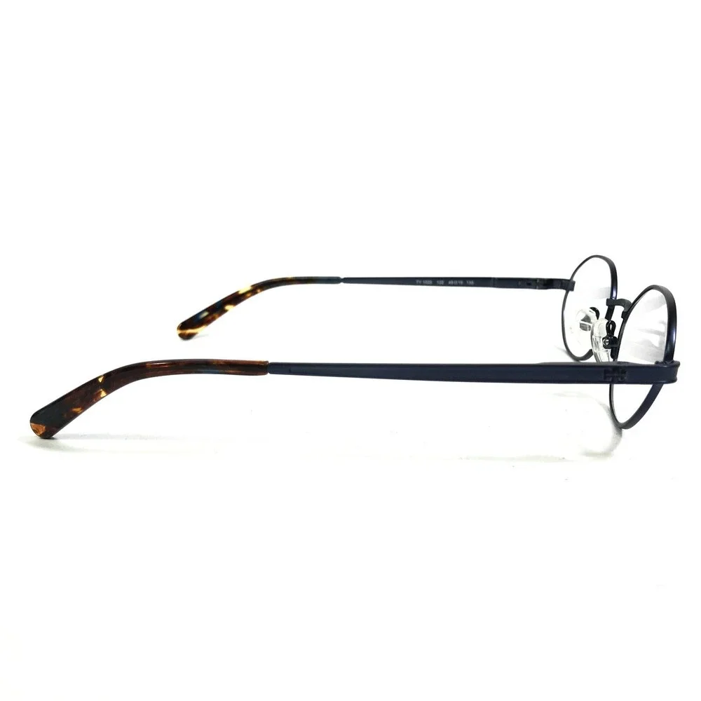 Tory Burch Eyeglasses Frames TY 1025 122 Blue Round Full Wire Rim 49-19-135